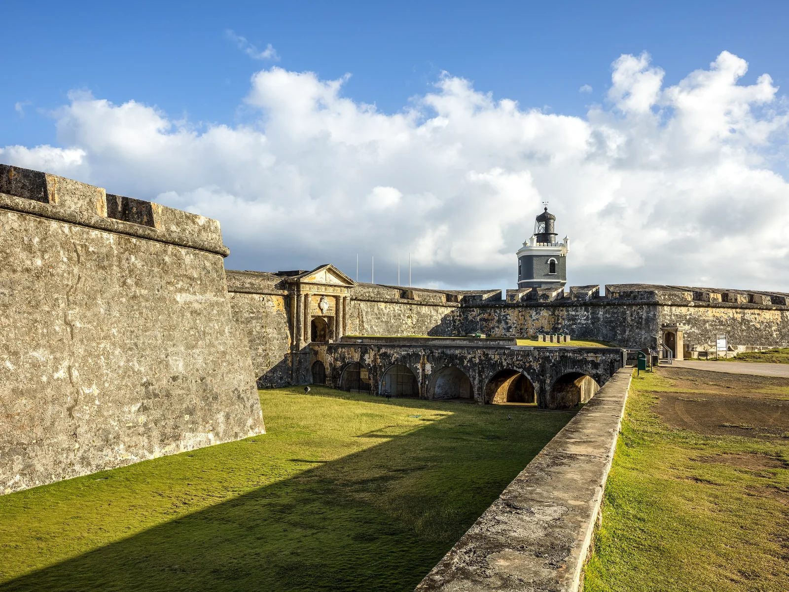 Castillo San Felipe del Morro above the Atlantic in San Juan, Puerto Rico