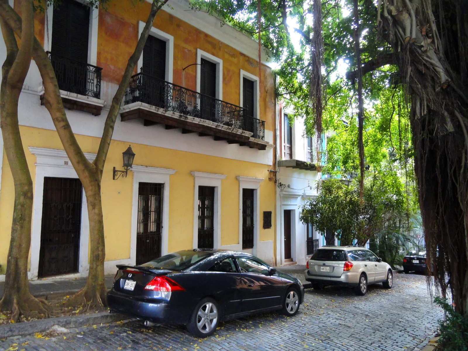 Colorful historic architecture in Old San Juan, Puerto Rico